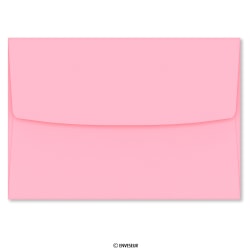 160x230 mm Busta per partecipazioni in carta perlata rosa