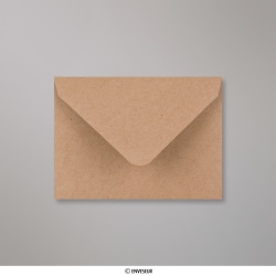 82x113 mm Brązowa koperta z papieru z recyklingu