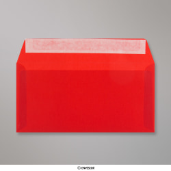 110x220 mm (DL) Red Translucent Envelope