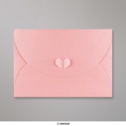 Envelope rosa com fecho borboleta 162x229 mm (C5)
