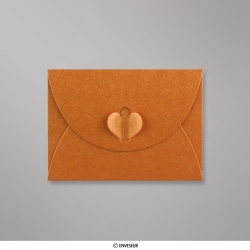 Envelope cobre com fecho borboleta 82x113 mm (C7)