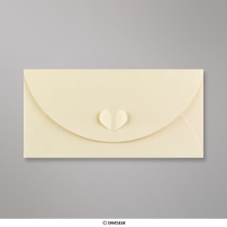 Envelope champanhe com fecho borboleta 110x220 mm (DL)