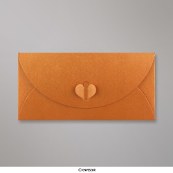 Envelope cobre com fecho borboleta 110x220 mm (DL)