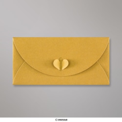 110x220 mm (DL) Goud Vlinder Envelop