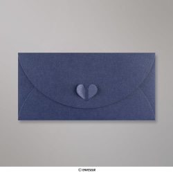 110x220 mm (DL) Polnočná modrá motýliková skladaná obálka
