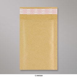 Envelopes almofadados manila de papel kraft 165x100 mm
