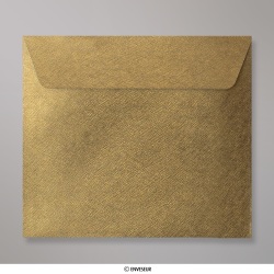 130x130 mm Champagne koperta ze strukturą