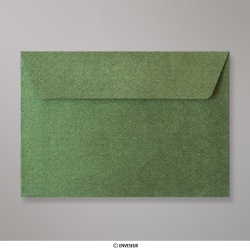 Enveloppe à grains verte foncée 114x162 mm (C6)