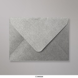 Enveloppe à grains argentée 82x113 mm (C7)