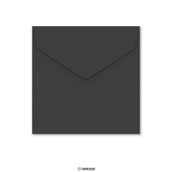 155x155 mm Black V-flap Peel & Seal Envelope