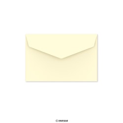 62x94 mm Ivory V-flap Peel & Seal Envelope