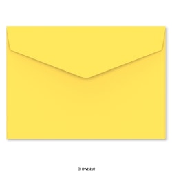162x229 mm (C5) donkergeel envelop met puntige klep