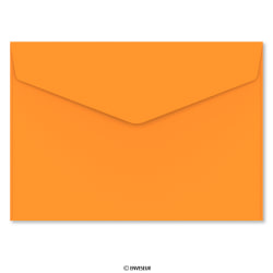 162x229 mm (C5) Orange V-flap Peel & Seal Envelope