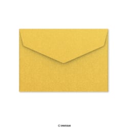 Enveloppes colorées - Doré ~52 x 71 mm, 90 g/qm Chromolux