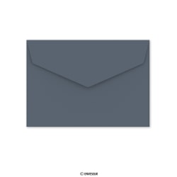 114x162 mm (C6) Marineblauw V-klep Plakstrip Envelop