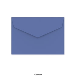 Sobre azul marino con solapa de pico autoadhesiva de 114x162 mm (C6)