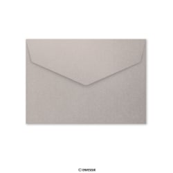 Envelope prateado com aba de pico autoadesiva 114x162 mm (C6)
