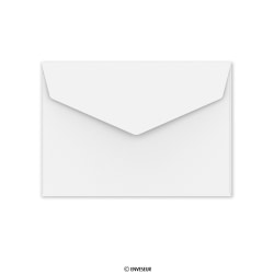 Envelope branco com aba de pico autoadesiva 114x162 mm (C6)