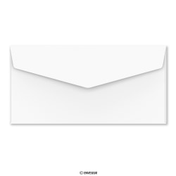 110x220 mm (DL) White V-flap Peel & Seal Envelope