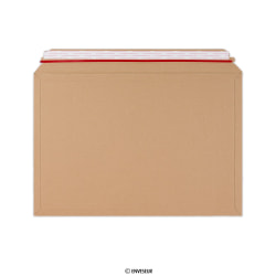 Envelope manila de papelão reciclado (flauta F) 321x467 mm
