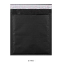 Čierna kraftová bublinková obálka 230x230 mm