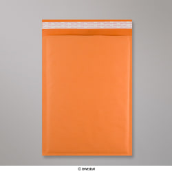 Bolsa acolchoada laranja de papel kraft 450x320 mm (C3)