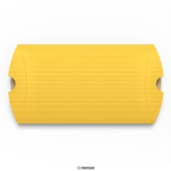 229x162+30 mm (C5) Zlatá vlnitá škatuľka v tvare vankúša