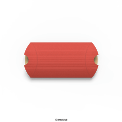 113x81+30 mm (C7) Red Corrugated Pillow Box