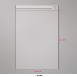 Sac cellophane transparent 325x234 mm