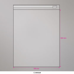 Sac cellophane transparent 360x290 mm