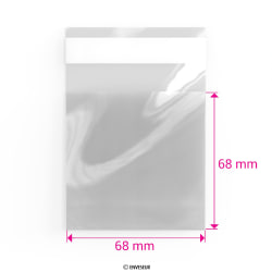 68x68 mm Helder Cello Tasje
