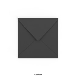 Čierna obálka 155x155 mm