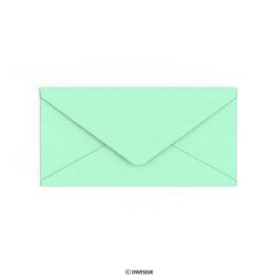 Koperta jadeitowa zieleń 110x220 mm (DL)