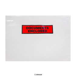 Átlátszó klasszikus boríték dokumentumokhoz - nyomtatott 315x235 mm