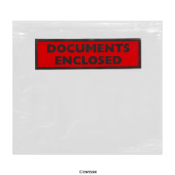 Kirkas Documents Enclosed -asiakirjakuori – printattu 81x113 mm (C7)