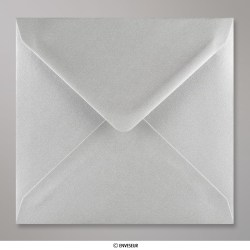 155x155 mm Metalen Zilver Envelop