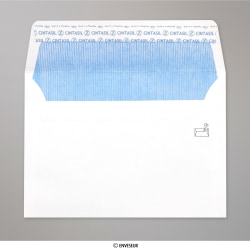 White envelope 114x162 mm (C6)