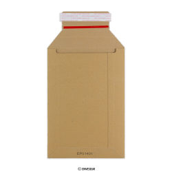 Manila Versandtasche aus stabiler Vollpappe mit Aufreißband 245x170 mm