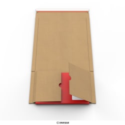 Manilla book wrap (E-Flute) 251x165x80 mm