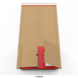 Manilla book wrap (E-Flute) 270x190x80 mm