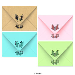 Enveloppes de Pâques Lapin de Pâques