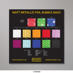 Matmetalliske boblekuverter - Flyvebladsmateriale