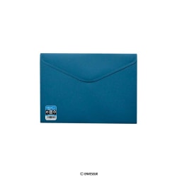 Blaue Umschlag mit Klettverschluss 240x335 mm Vitale Farben V-Lock