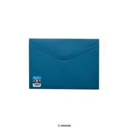 Envelope azul com fecho de velcro Vital Colors V-Lock 240x335 mm