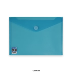 Enveloppe bleue avec fermeture velcro 240x335 mm (A4+) V-Lock