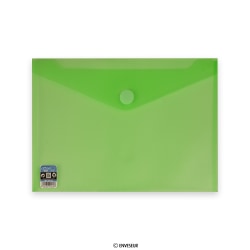 Envelope verde com fecho de velcro V-Lock 240x335 mm (A4+)