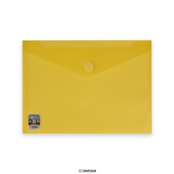 Enveloppe jaune avec fermeture velcro 335x240 mm (A4+) V-Lock