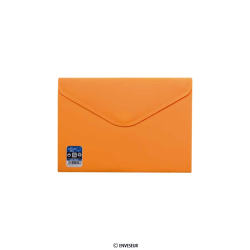 Oranje envelop met klittenbandsluiting 180x250 mm Vital Colors V-Lock