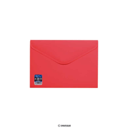 Sobre rojo con cierre de velcro 180x250 mm Vital Colors V-Lock