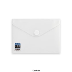 Priesvitná obálka s patentným uzatváraním na gombík 180x250 mm V-Lock